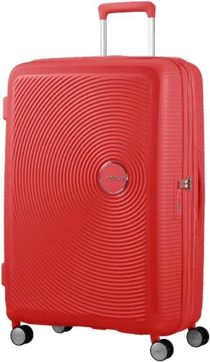 American Tourister Unisex Adult Soundbox, Red (Coral Red), Spinner L EXP (77 cm-97/110 L)
