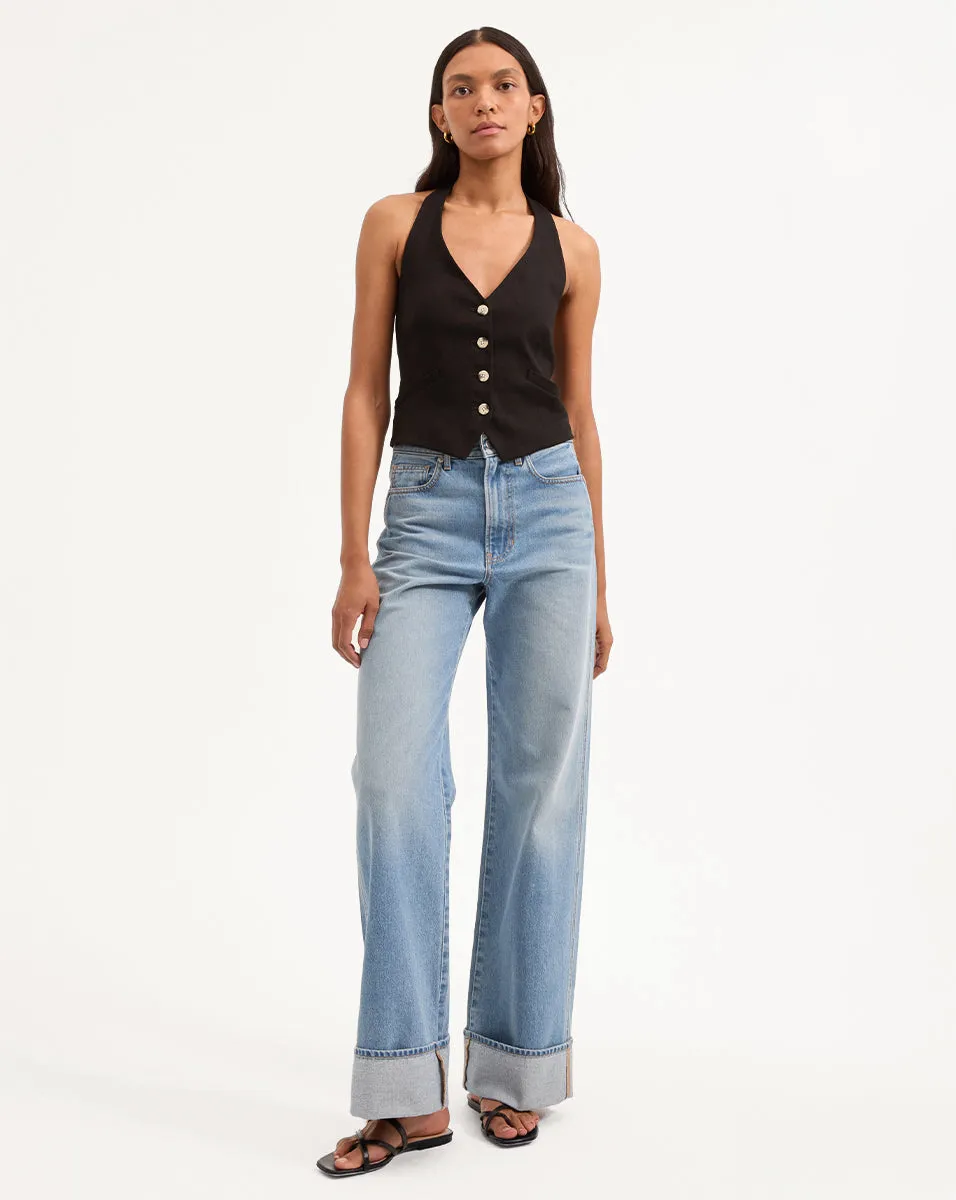 Arabella Stretch-Linen Vest