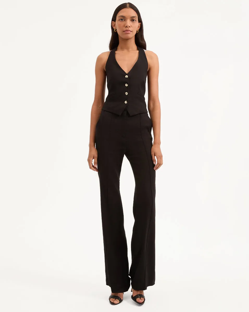 Arabella Stretch-Linen Vest