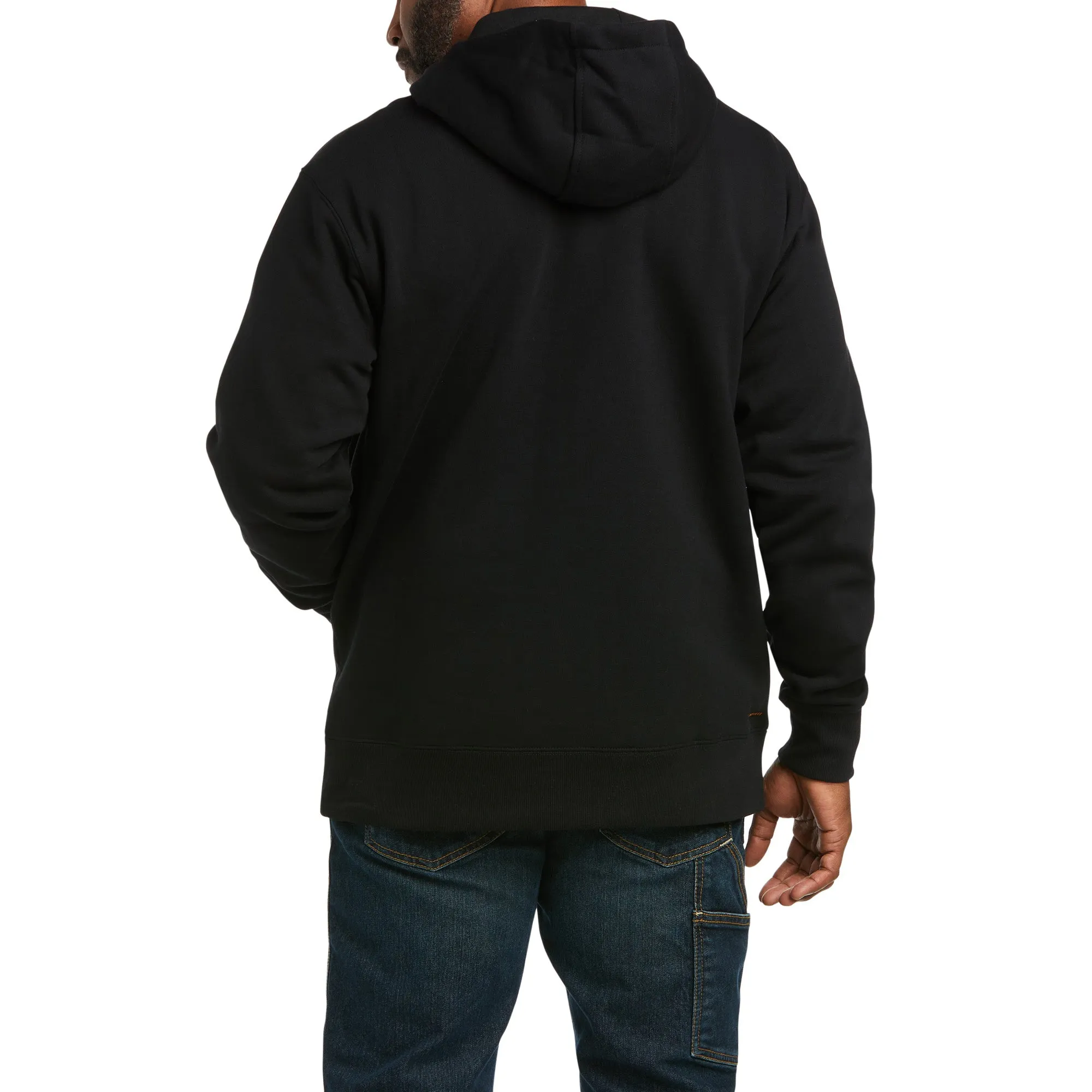 Ariat Men's Rebar Workman Black 1/4 Zip Hoodie 10037725