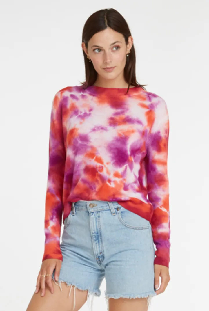 Autumn Cashmere Tie Dye Crew