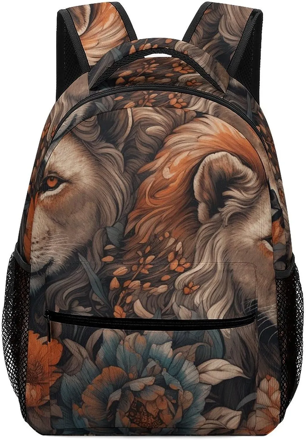 Backpack for Women Men Travel Abstract Painting of Lion Daypack Lightweight Laptop Bag Carry On Backpacks for Work