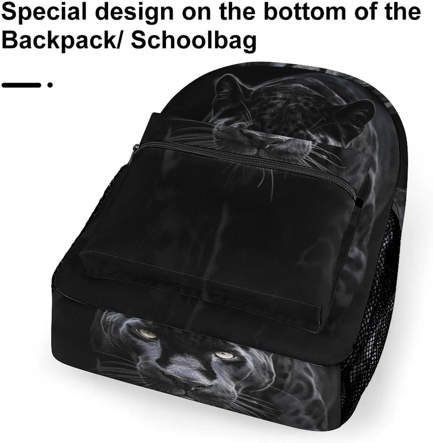 Backpack for Women Men Travel Animal Panther Daypack Lightweight Laptop Bag Carry On Backpacks for Work