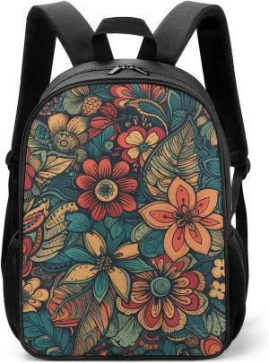 Backpack for Women Men Travel Color Floral Daypack Lightweight Laptop Bag Carry On Backpacks for Work