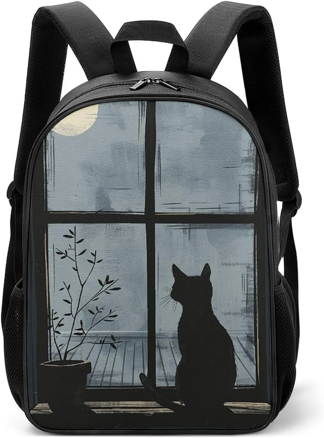 Backpack for Women Men Travel Looking Out The Window Daypack Lightweight Laptop Bag Carry On Backpacks for Work