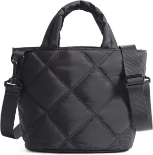 BAGSMART Crossbody Bags for Women, Lightweight Small Purses for Women, Quilted Puffer Tote Handbags for Daily Use,Shop,Travel