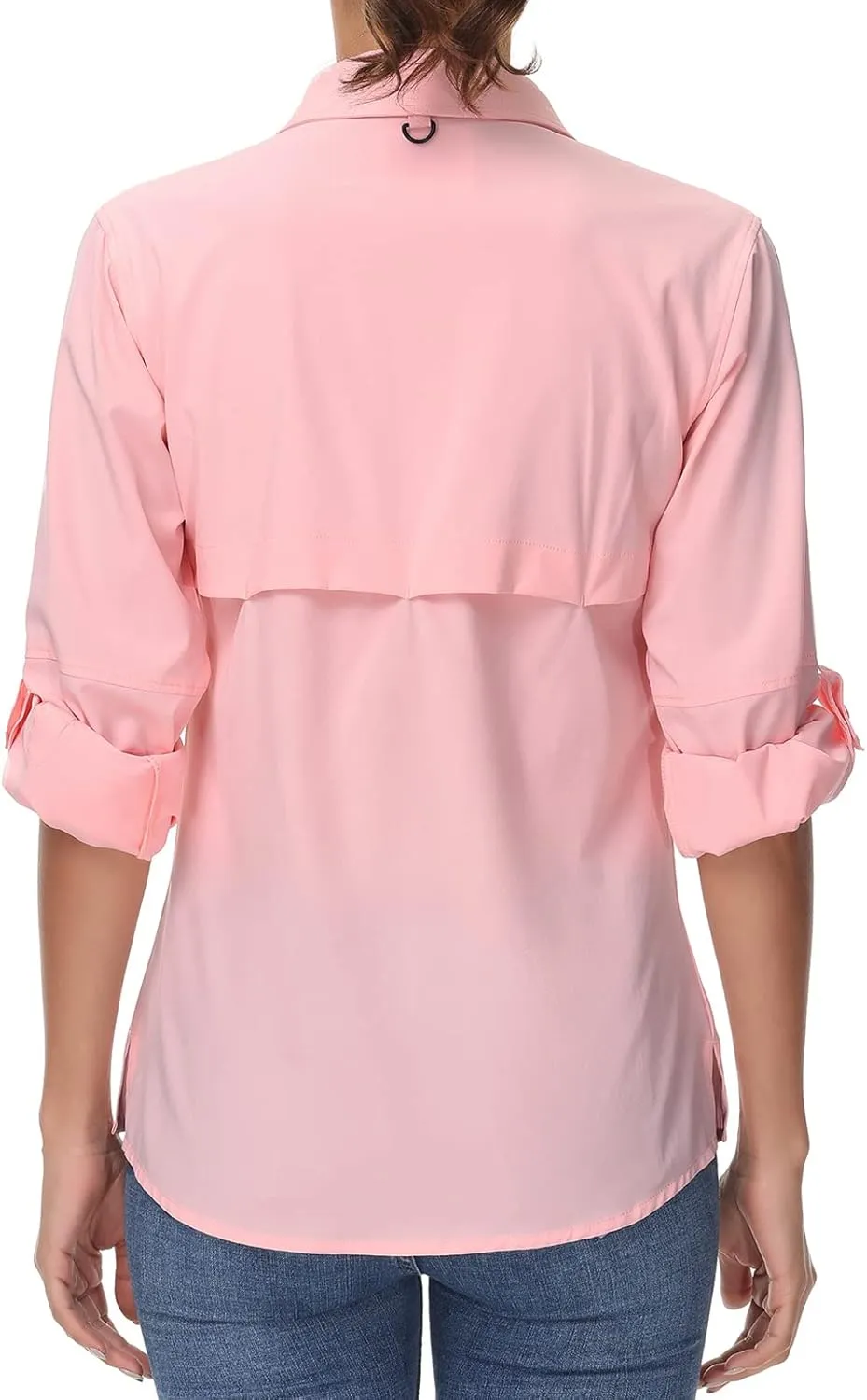 BASSDASH Women's UPF 50 Long Sleeve Fishing Hiking Button Down Shirt Performance Quick Dry FS21W