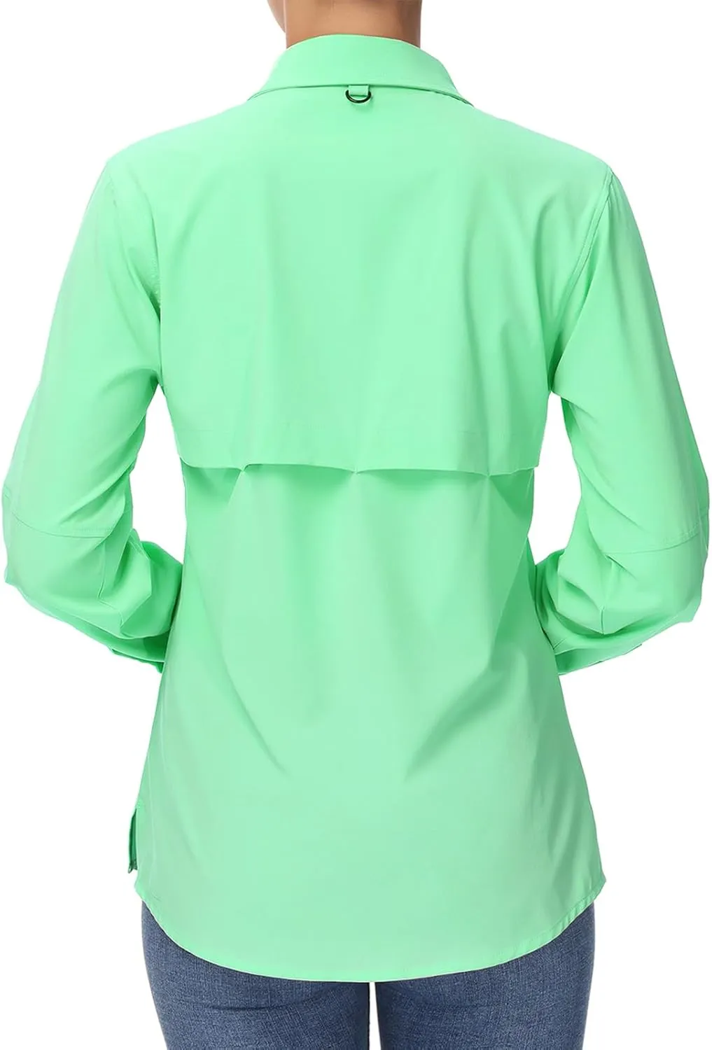 BASSDASH Women's UPF 50 Long Sleeve Fishing Hiking Button Down Shirt Performance Quick Dry FS21W