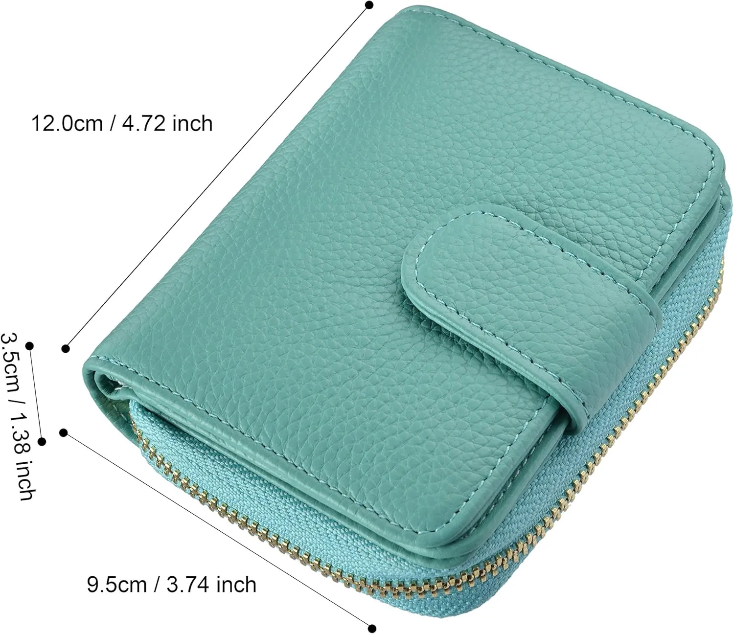 Beurlike Women's RFID Credit Card Wallet Organizer Case Leather Ladies Small Security Card Holder