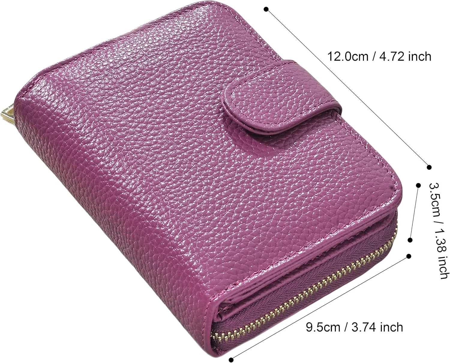 Beurlike Women's RFID Credit Card Wallet Organizer Case Leather Ladies Small Security Card Holder
