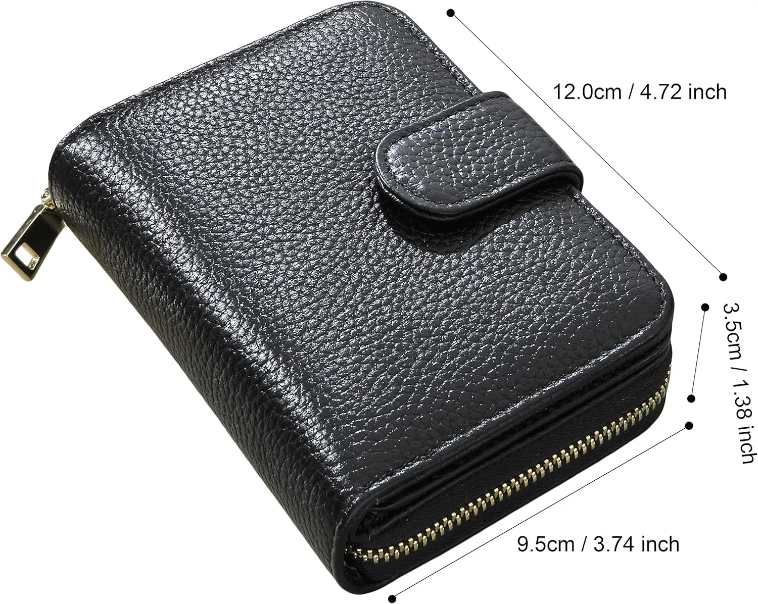 Beurlike Women's RFID Credit Card Wallet Organizer Case Leather Ladies Small Security Card Holder