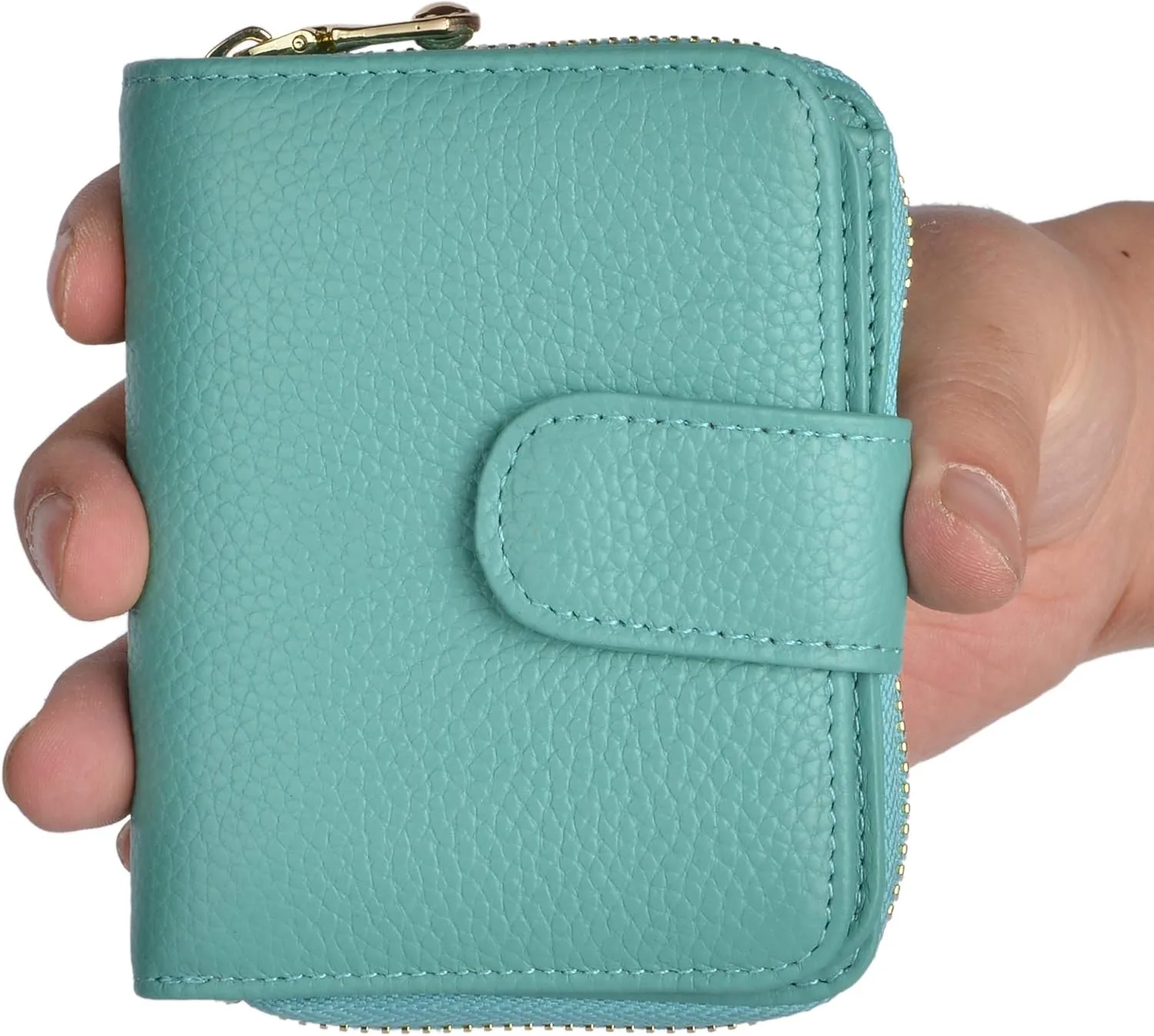 Beurlike Women's RFID Credit Card Wallet Organizer Case Leather Ladies Small Security Card Holder