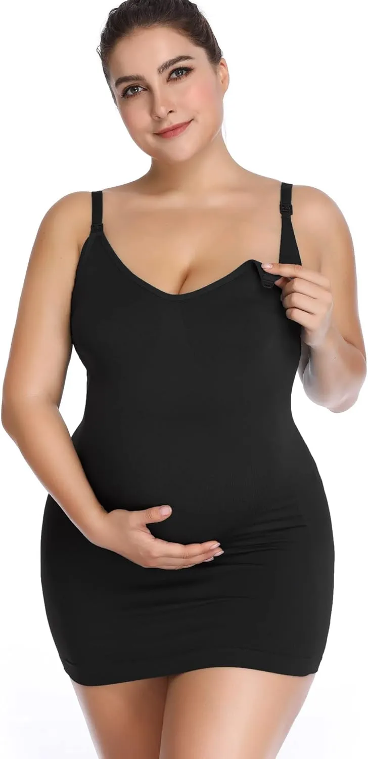 BRLIDO Womens Nursing Tank Tops Built in Bra for Breastfeeding Maternity Camisole Brasieres