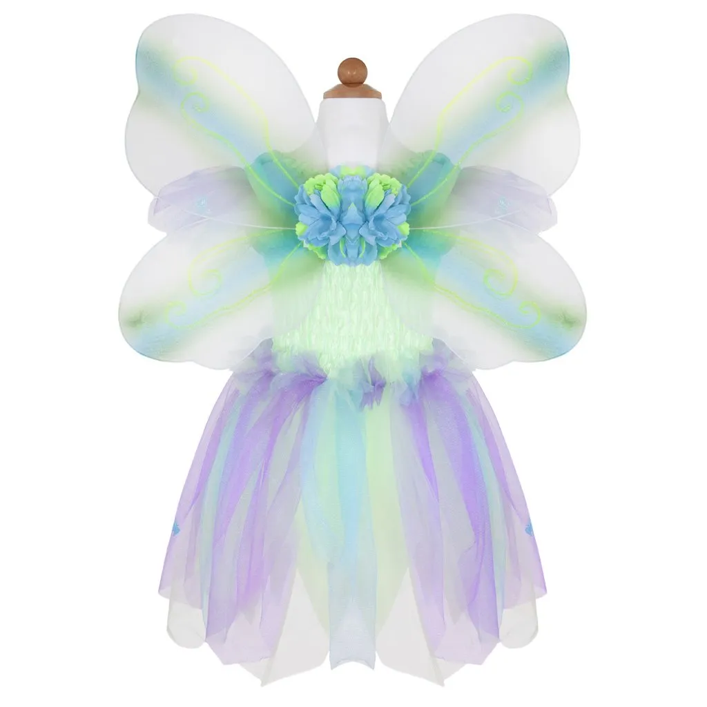 Butterfly Dress with Wings and Wand