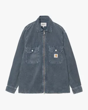 Carhartt WIP Reynold Corduroy Shirt Jacket - Dusky Blue Washed