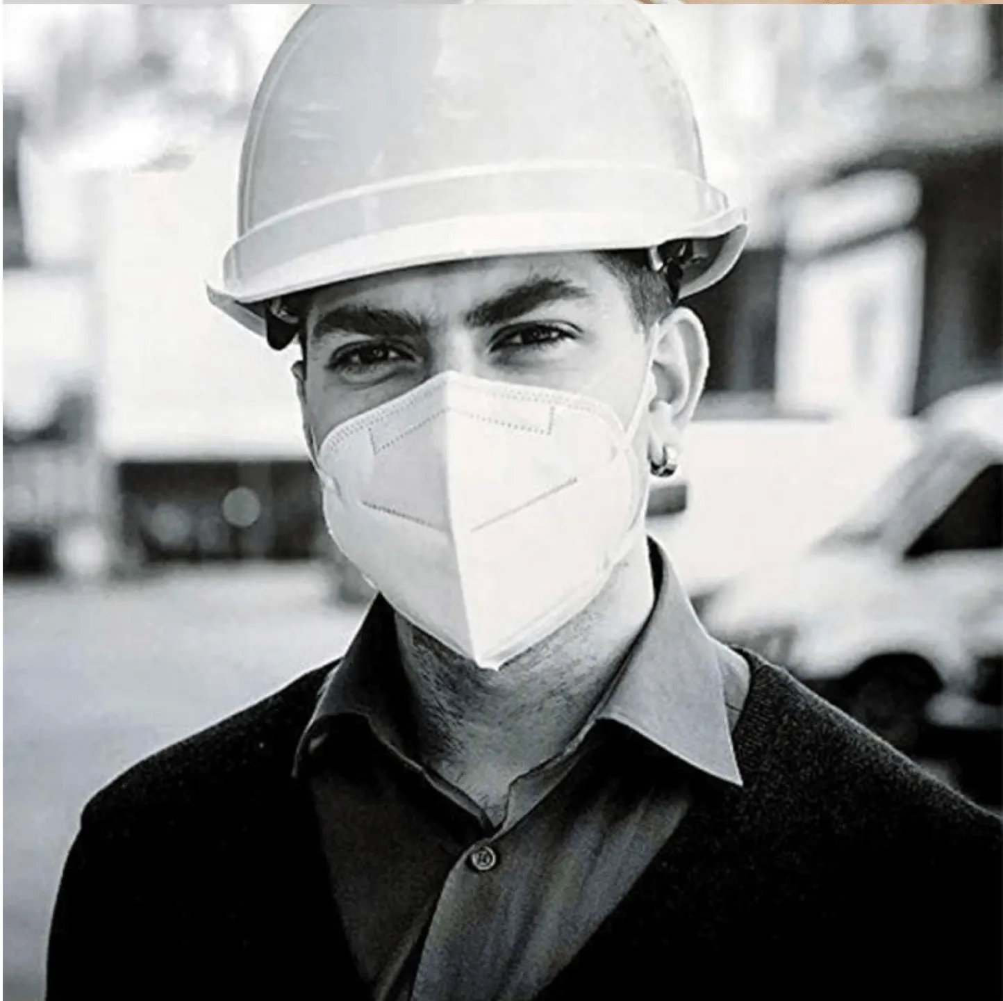Certified N95 KN95 Nordiwell Protective Disposable Face Mask - 5 Layers 3D Design - 50PCS White