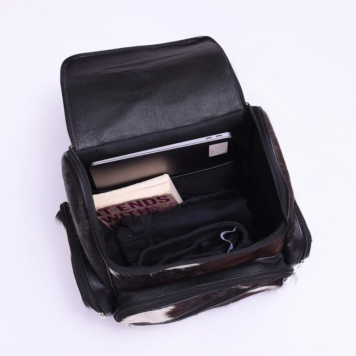 CHAYELL Cowhide Genuine Leather Backpack with Laptop Compartment  Travel Bag, Western Diaper Bag for Women