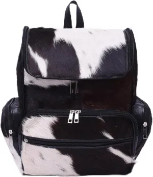 CHAYELL Cowhide Genuine Leather Backpack with Laptop Compartment  Travel Bag, Western Diaper Bag for Women