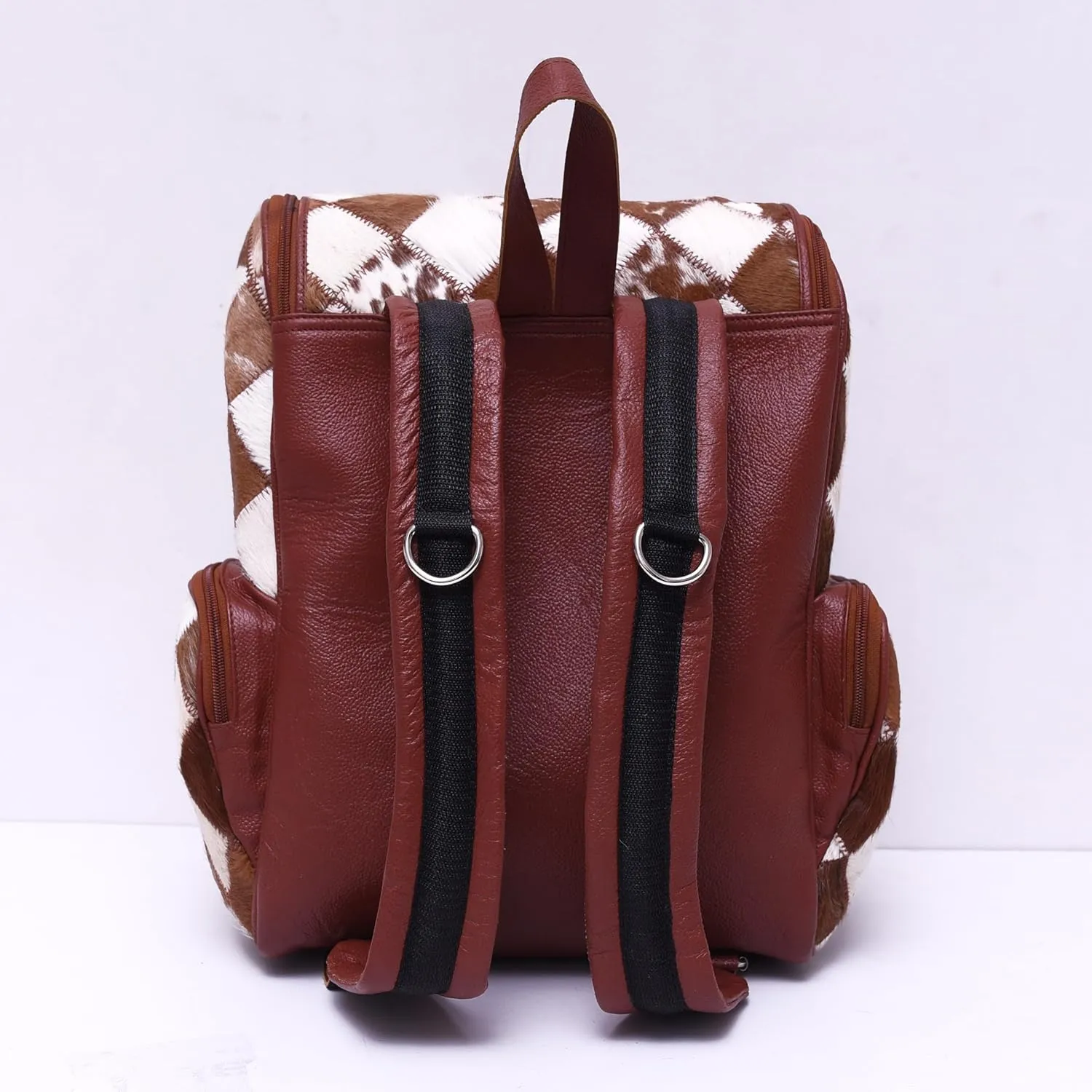 CHAYELL Cowhide Ideal Leather Bag with Laptop Compartment  Travel Bag, Western Diaper Bag for Women