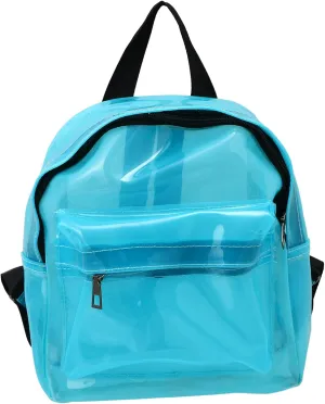 CLISPEED 1pc Casual Transparent Jelly Backpack Fashionable Schoolbag for Daily Use Lightweight Stylish Design present for Friends for School Travel