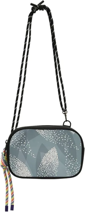 Crossbody Bag Abstract Watercolor Leaves Cell Phone Purse Wallet with Credit Card Slots Multicolor Handbag with Adjustable Strap Fits Phone Keys And More