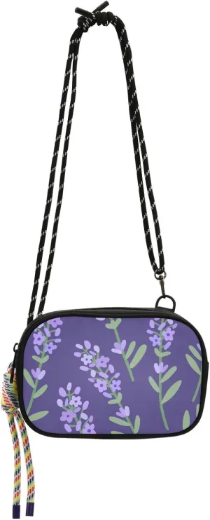 Crossbody Bag Beautiful Lavender Cell Phone Purse Wallet with Credit Card Slots Multicolor Handbag with Adjustable Strap Fits Phone Keys And More
