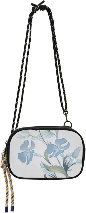 Crossbody Bag Big Blue Floral Cell Phone Purse Wallet with Credit Card Slots Multicolor Handbag with Adjustable Strap Fits Phone Keys And More