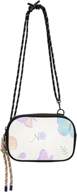 Crossbody Bag Butterfly and Botanical Cell Phone Purse Wallet with Credit Card Slots Multicolor Handbag with Adjustable Strap Fits Phone Keys And More