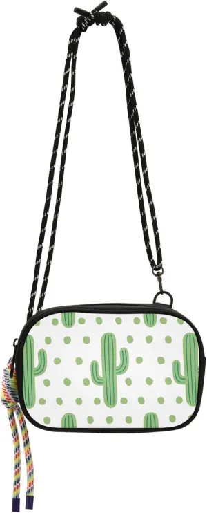 Crossbody Bag Cactus Dots Cell Phone Purse Wallet with Credit Card Slots Multicolor Handbag with Adjustable Strap Fits Phone Keys And More