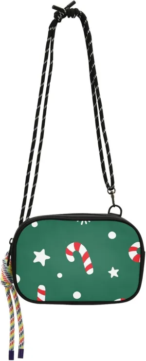 Crossbody Bag Candy Christmas Green Cell Phone Purse Wallet with Credit Card Slots Multicolor Handbag with Adjustable Strap Fits Phone Keys And More