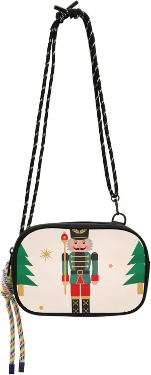 Crossbody Bag Christmas Nutcracker and Snowflakes Cell Phone Purse Wallet with Credit Card Slots Multicolor Handbag with Adjustable Strap Fits Phone Keys And More