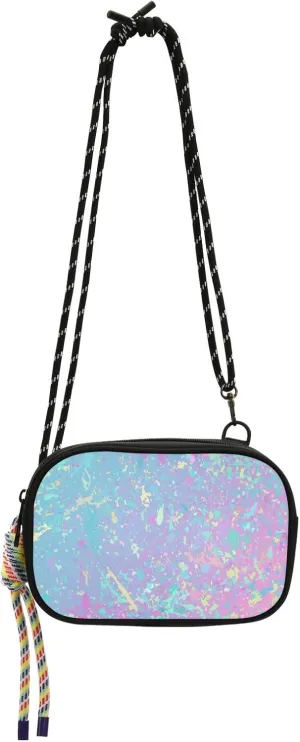 Crossbody Bag Colorful Gradient Paintings Cell Phone Purse Wallet with Credit Card Slots Multicolor Handbag with Adjustable Strap Fits Phone Keys And More