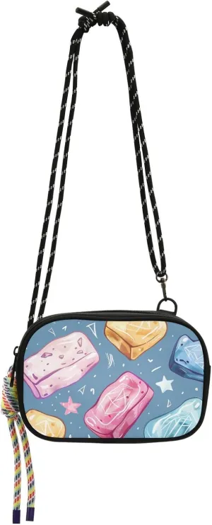 Crossbody Bag Cute Colorful Soaps Cell Phone Purse Wallet with Credit Card Slots Multicolor Handbag with Adjustable Strap Fits Phone Keys And More