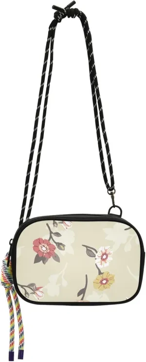 Crossbody Bag Cute Pink and Yellow Flowers Cell Phone Purse Wallet with Credit Card Slots Multicolor Handbag with Adjustable Strap Fits Phone Keys And More