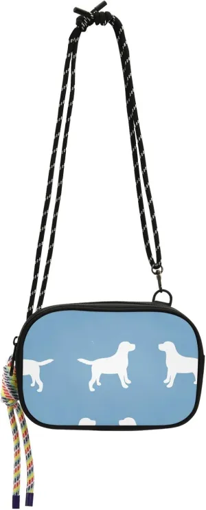 Crossbody Bag Dog Silhouette Cell Phone Purse Wallet with Credit Card Slots Multicolor Handbag with Adjustable Strap Fits Phone Keys And More
