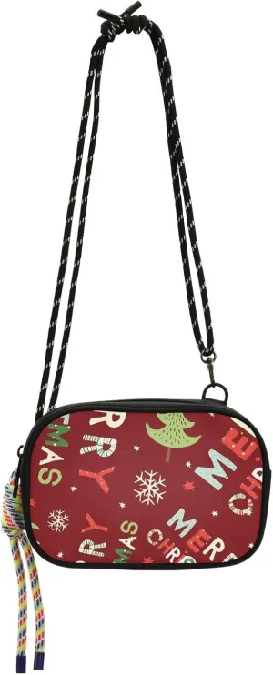 Crossbody Bag Funny Holiday Patterns Cell Phone Purse Wallet with Credit Card Slots Multicolor Handbag with Adjustable Strap Fits Phone Keys And More