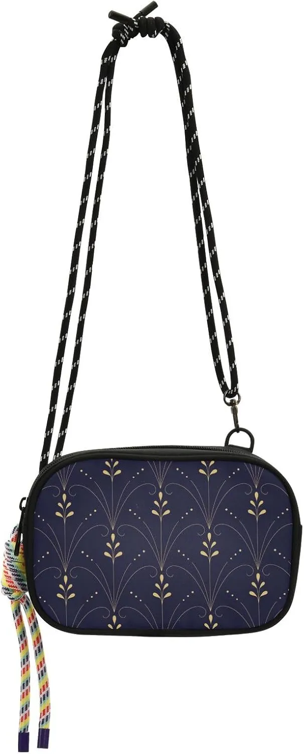 Crossbody Bag Luxury Geometric Damask Texture Cell Phone Purse Wallet with Credit Card Slots Multicolor Handbag with Adjustable Strap Fits Phone Keys And More