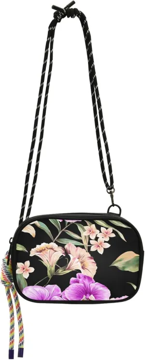 Crossbody Bag Orchids Lily Cell Phone Purse Wallet with Credit Card Slots Multicolor Handbag with Adjustable Strap Fits Phone Keys And More