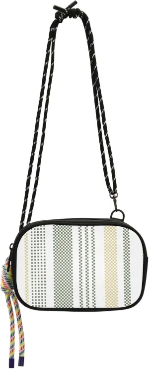 Crossbody Bag Pixel Texture in Green and Yellow Cell Phone Purse Wallet with Credit Card Slots Multicolor Handbag with Adjustable Strap Fits Phone Keys And More