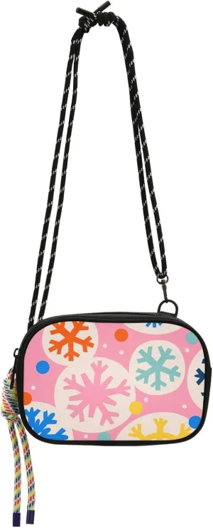 Crossbody Bag Seamless Funny Snowflakes and Dots Cell Phone Purse Wallet with Credit Card Slots Multicolor Handbag with Adjustable Strap Fits Phone Keys And More