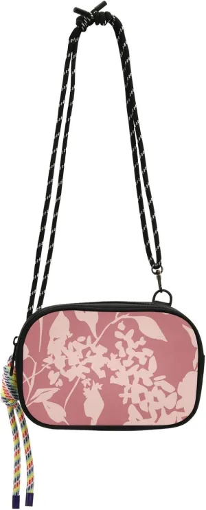 Crossbody Bag Vintage Blooming Flower Silhouette Cell Phone Purse Wallet with Credit Card Slots Multicolor Handbag with Adjustable Strap Fits Phone Keys And More