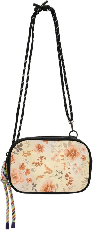 Crossbody Bag Watercolor Flower and Cloud Texture Cell Phone Purse Wallet with Credit Card Slots Multicolor Handbag with Adjustable Strap Fits Phone Keys And More