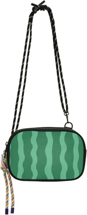 Crossbody Bag Watermelon Rind Pattern Cell Phone Purse Wallet with Credit Card Slots Multicolor Handbag with Adjustable Strap Fits Phone Keys And More