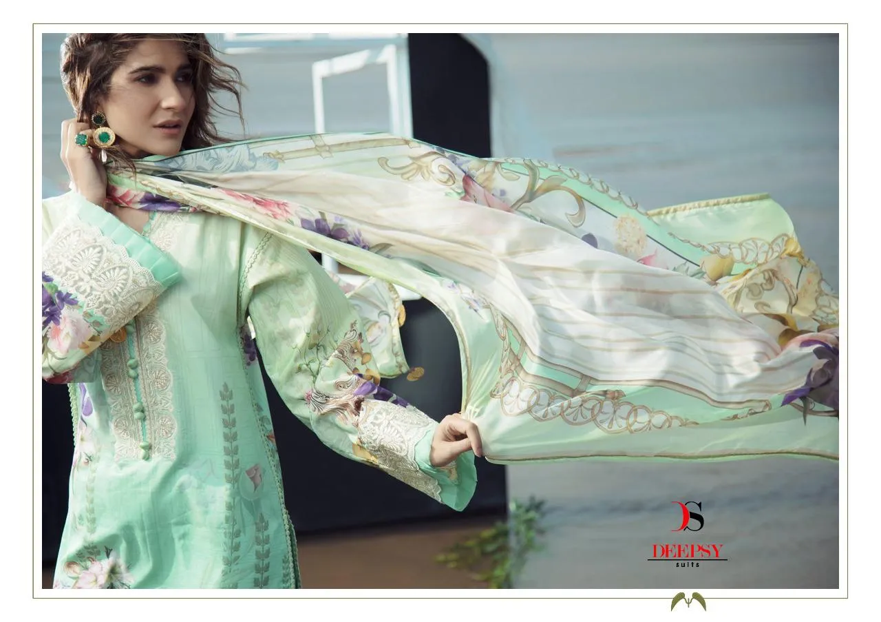Deepsy Suits Firdous Digital Concept Jam Satin Pakistani Wear Salwar Kameez