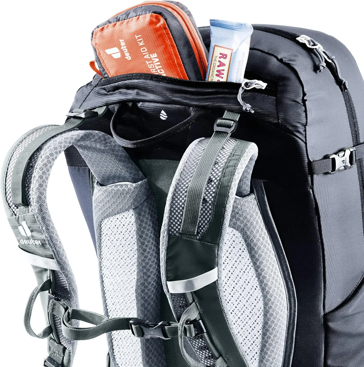 Deuter Trail Pro 33L Backpack I Day Pack for Hiking, Multi-Day Tours & Trekking - Black-Shale