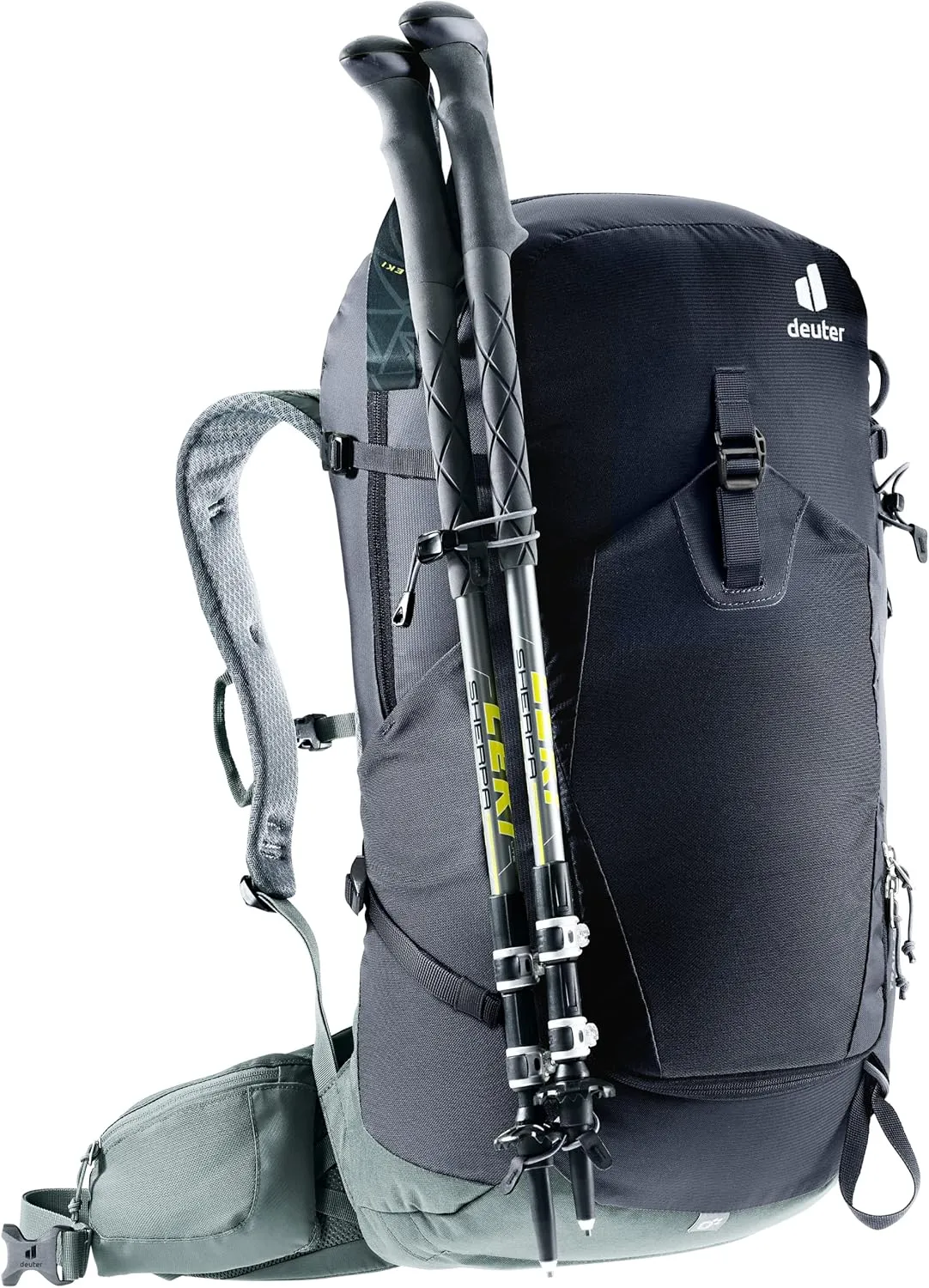 Deuter Trail Pro 33L Backpack I Day Pack for Hiking, Multi-Day Tours & Trekking - Black-Shale