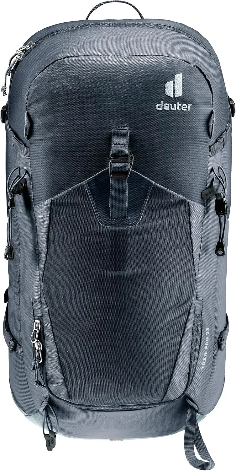 Deuter Trail Pro 33L Backpack I Day Pack for Hiking, Multi-Day Tours & Trekking - Black-Shale