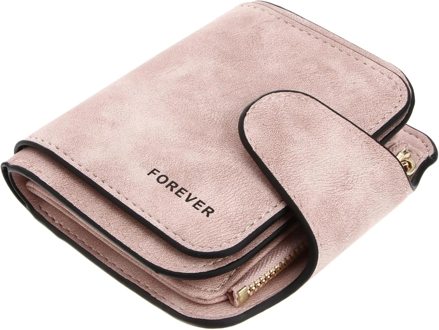 Didiseaon Leather Coin Purse for Women Snap Closure Wallet Compact Pack Purse for Coins Bills Keys Receipts Daily Use School Shopping