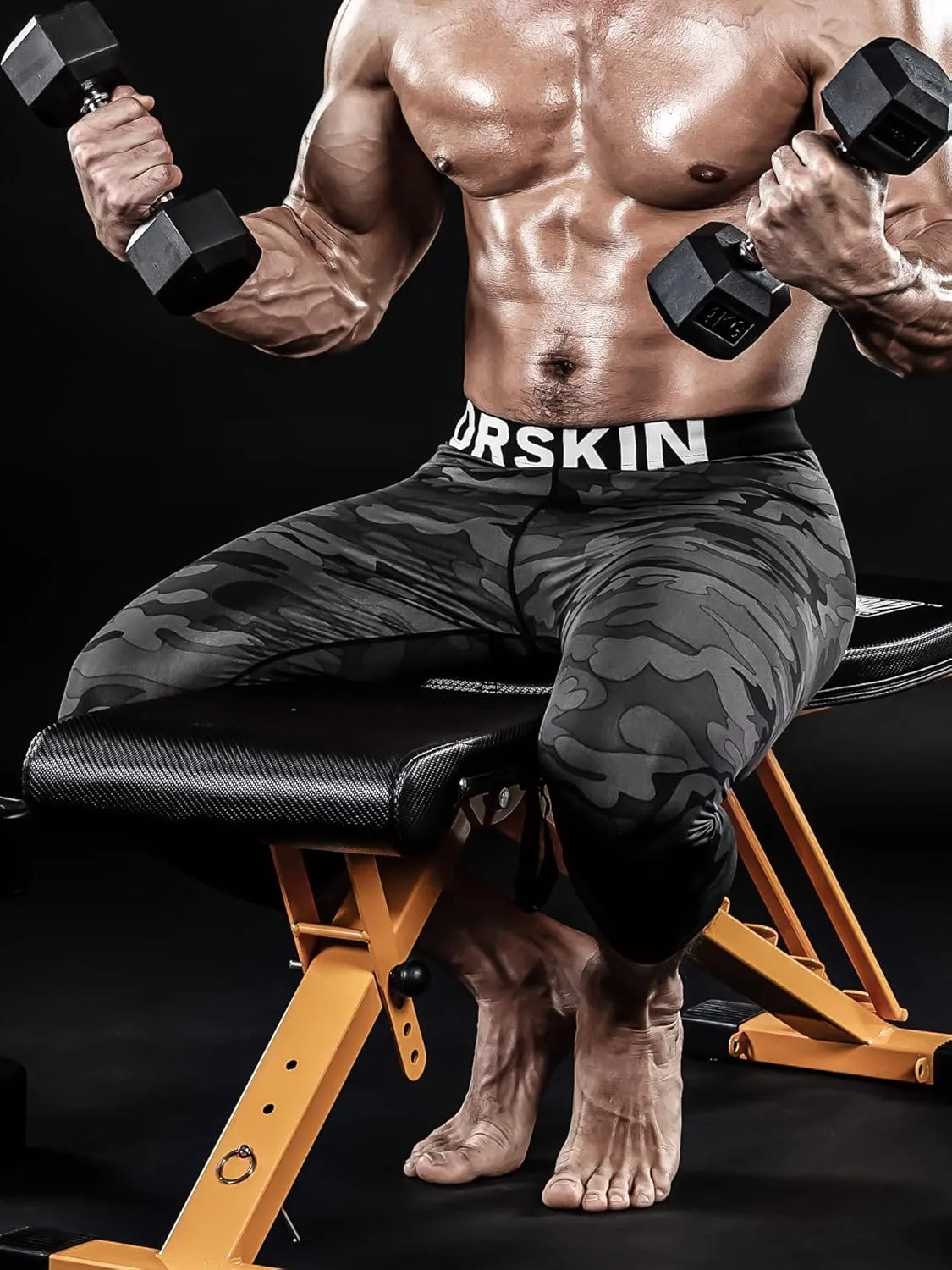 DRSKIN 3, 2 or 1 Pack Mens 3/4 Compression Pants Tights Leggings Shorts Sports Athletic Baselayer Running Workout Active