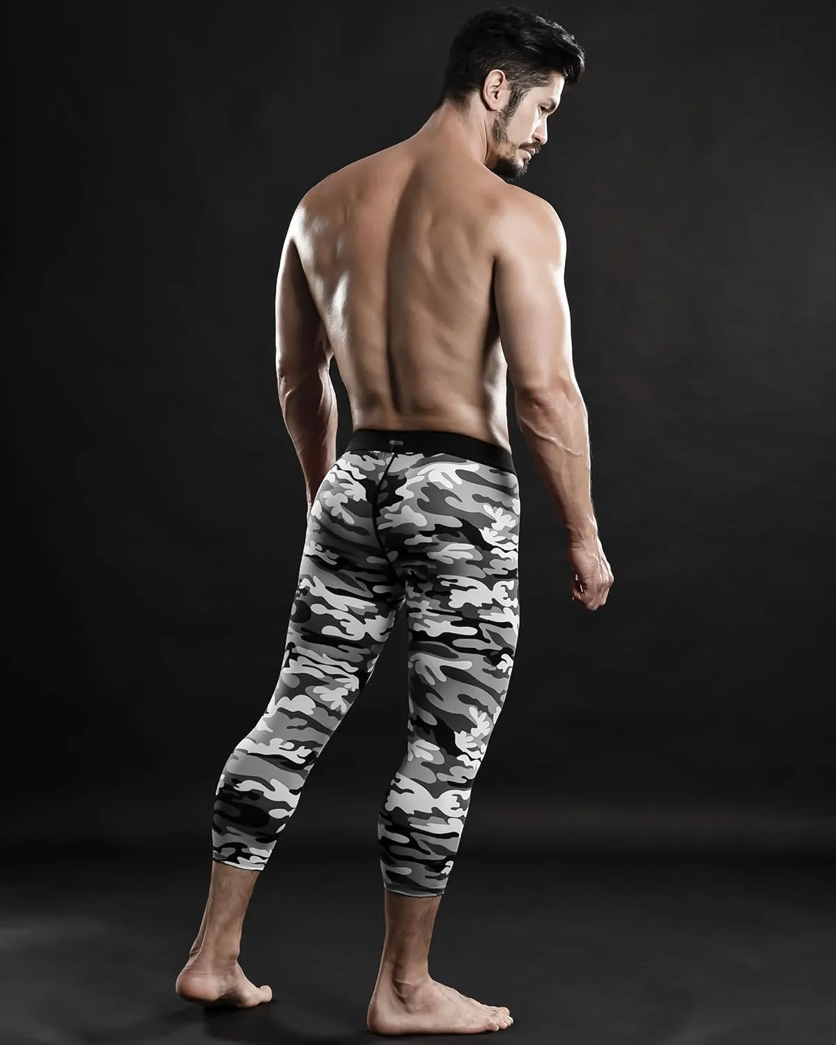 DRSKIN 3, 2 or 1 Pack Mens 3/4 Compression Pants Tights Leggings Shorts Sports Athletic Baselayer Running Workout Active